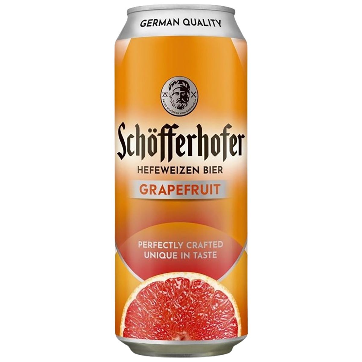 A can of Schöfferhofer Grapefruit Wheat Beer