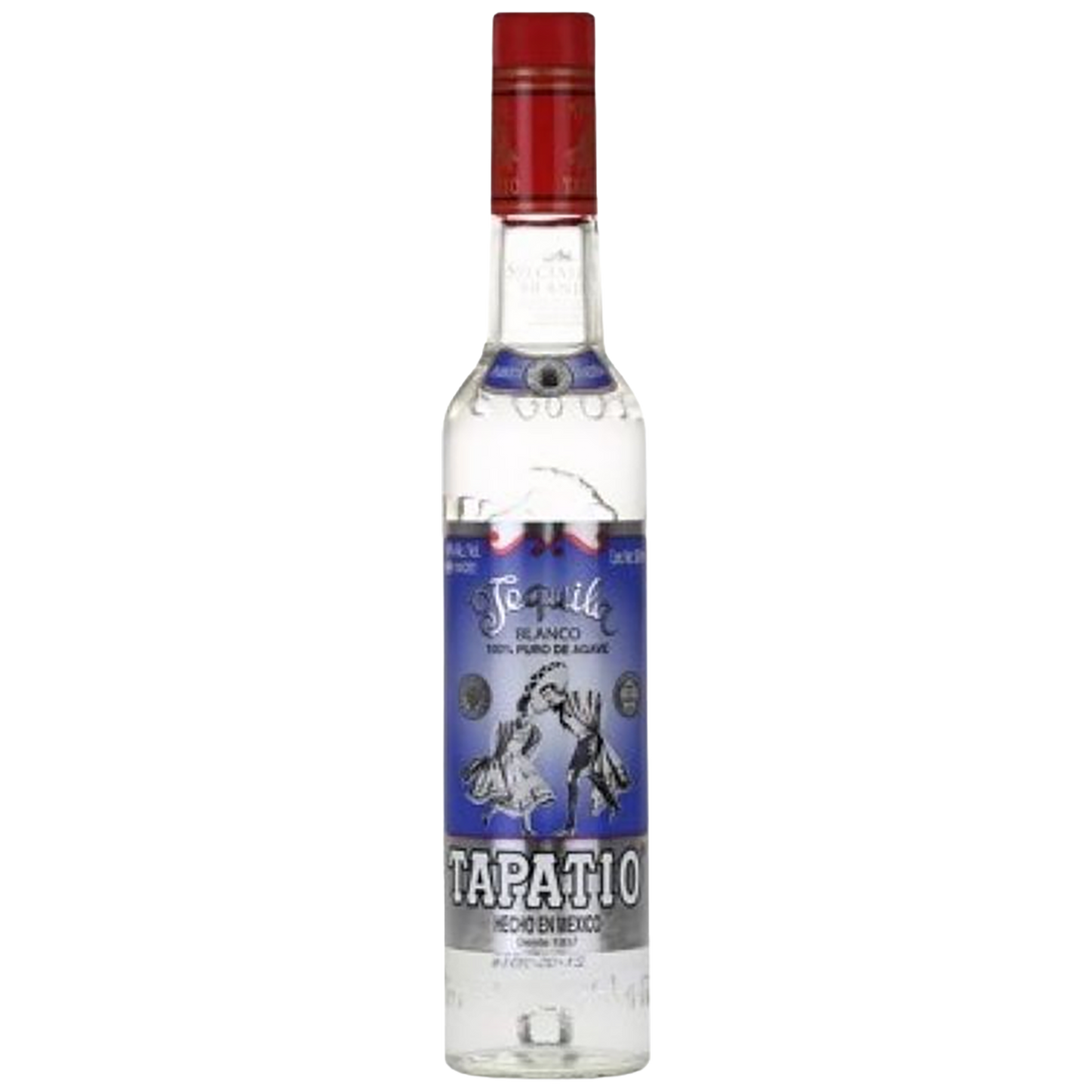 A bottle of Tapatio Blanco Tequila