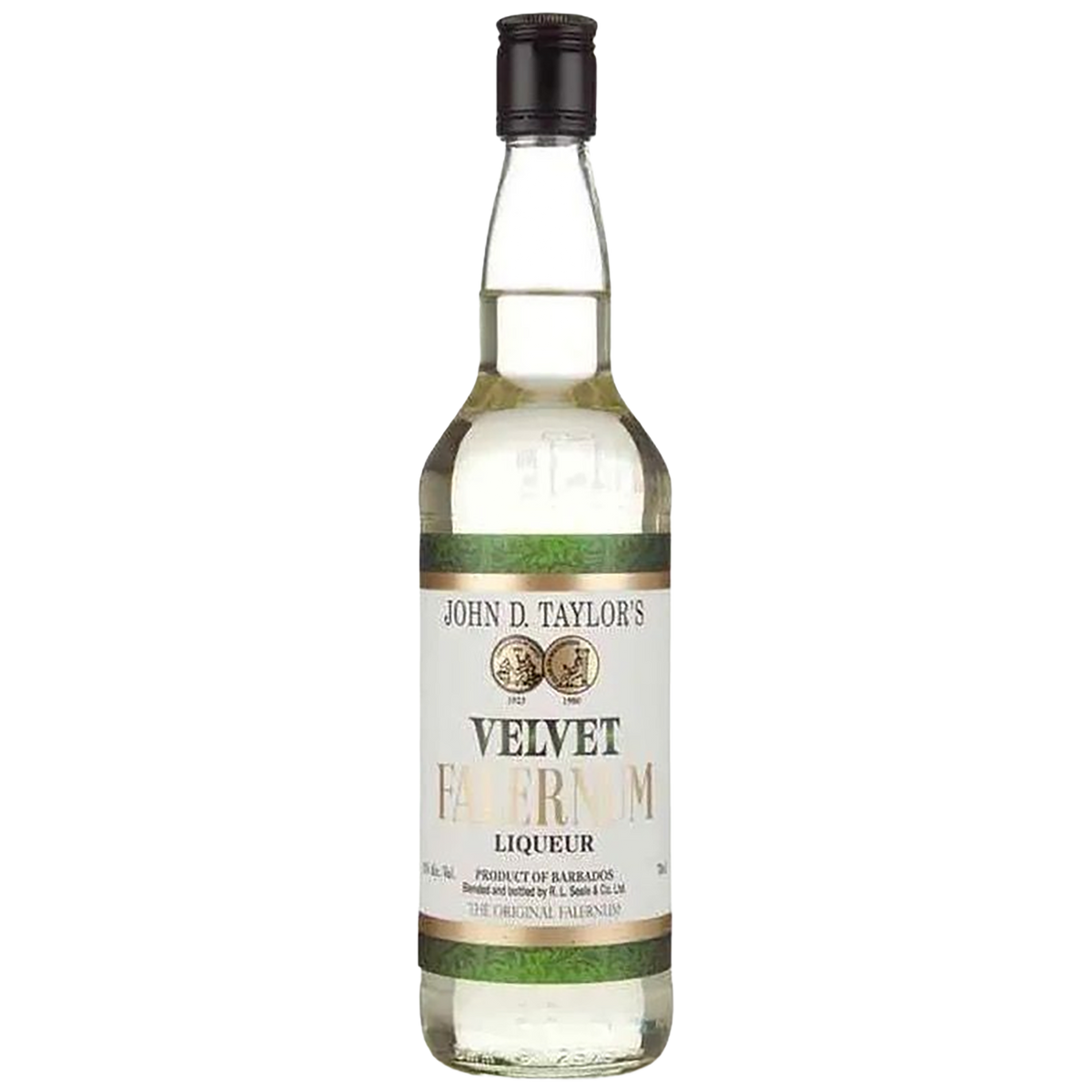 A bottle of Taylor's Velvet Falernum