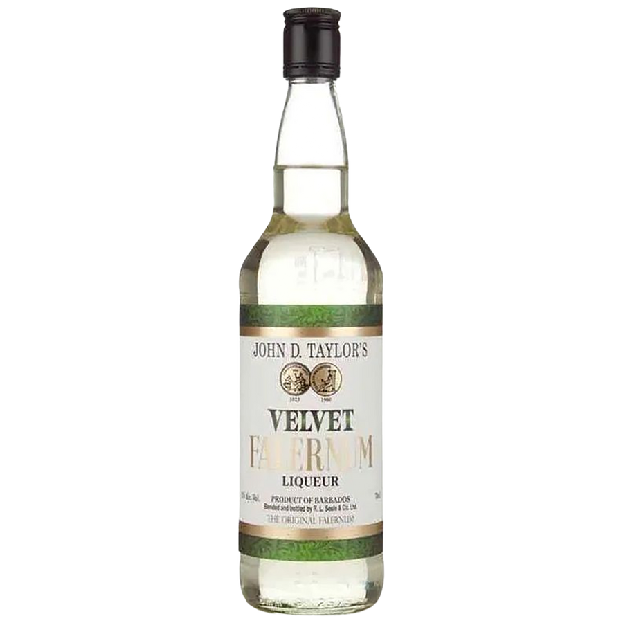 A bottle of Taylor's Velvet Falernum
