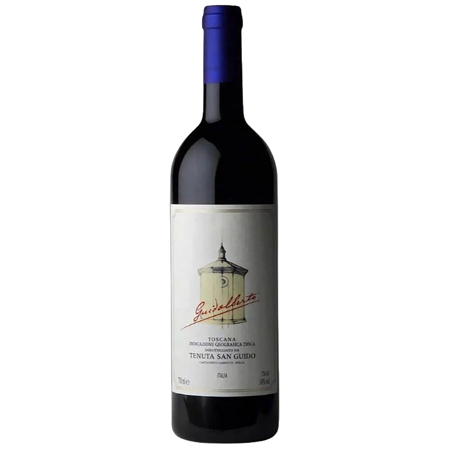 A bottle of Tenuta San Guido Guidalberto