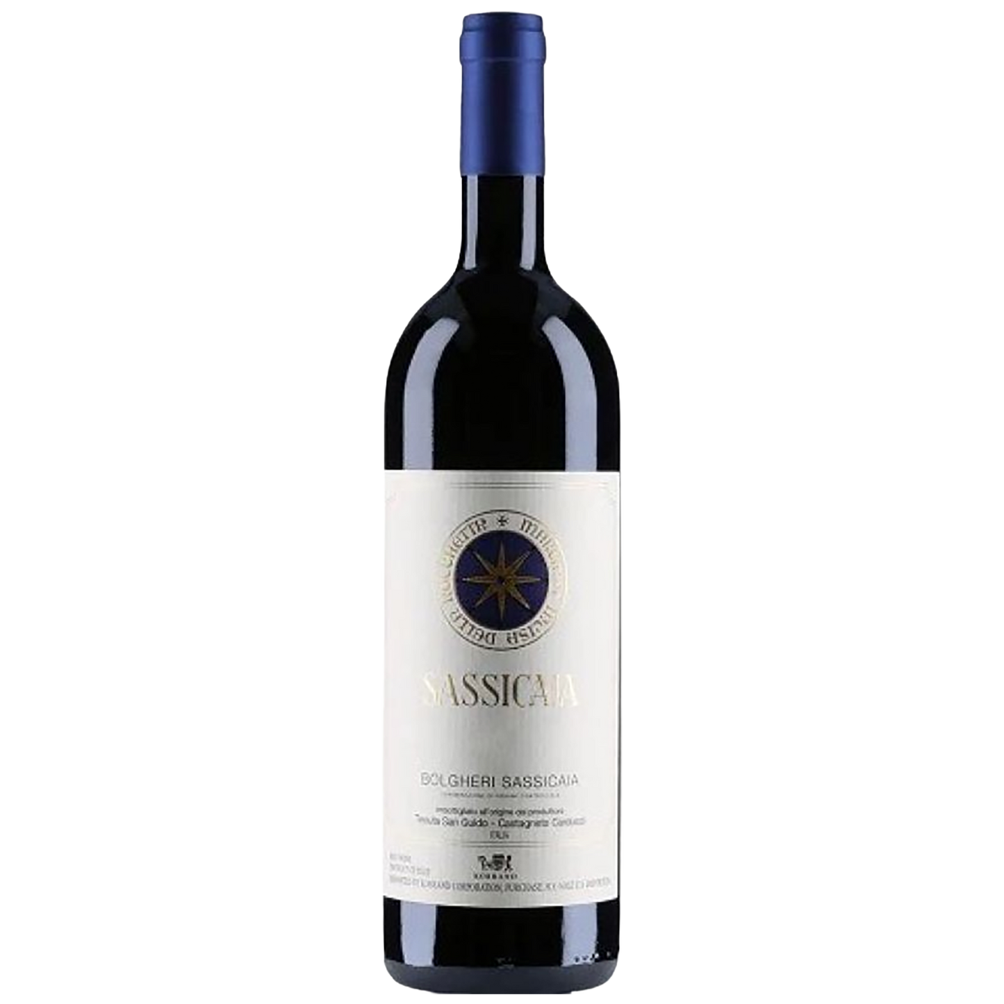 A bottle of Tenuta San Guido Sassicaia