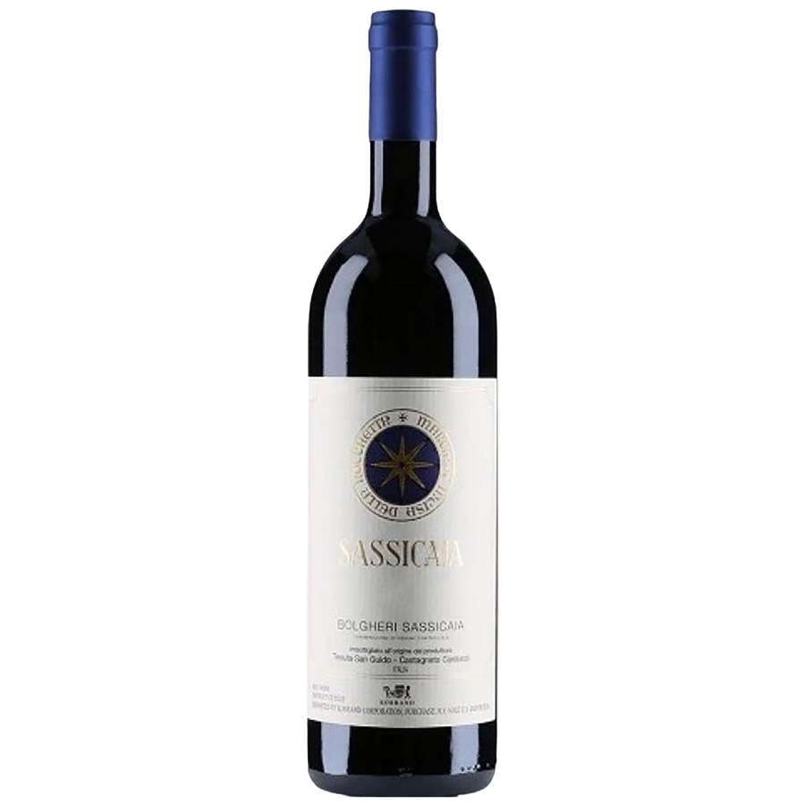 A bottle of Tenuta San Guido Sassicaia