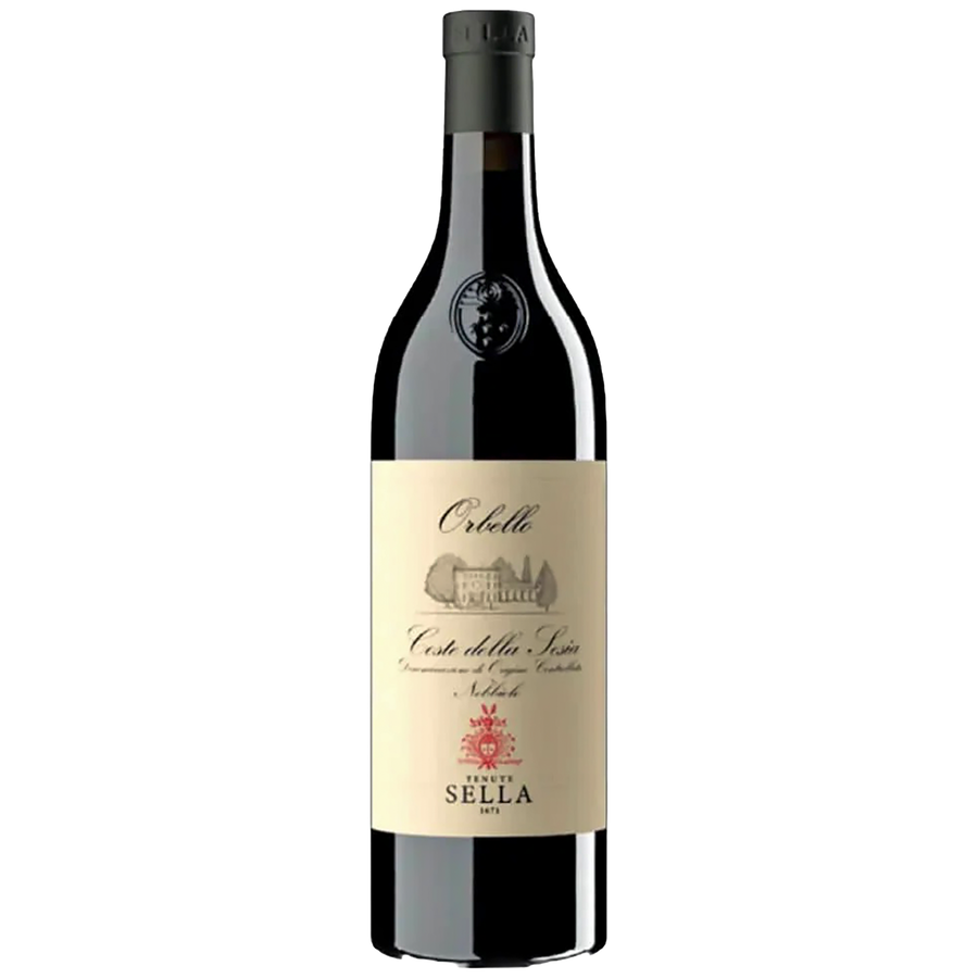 A bottle of Tenute Sella Coste della Sesia Nebbiolo Orbello