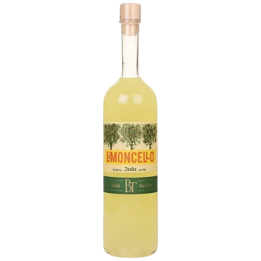 A bottle of Tosolini Limoncello