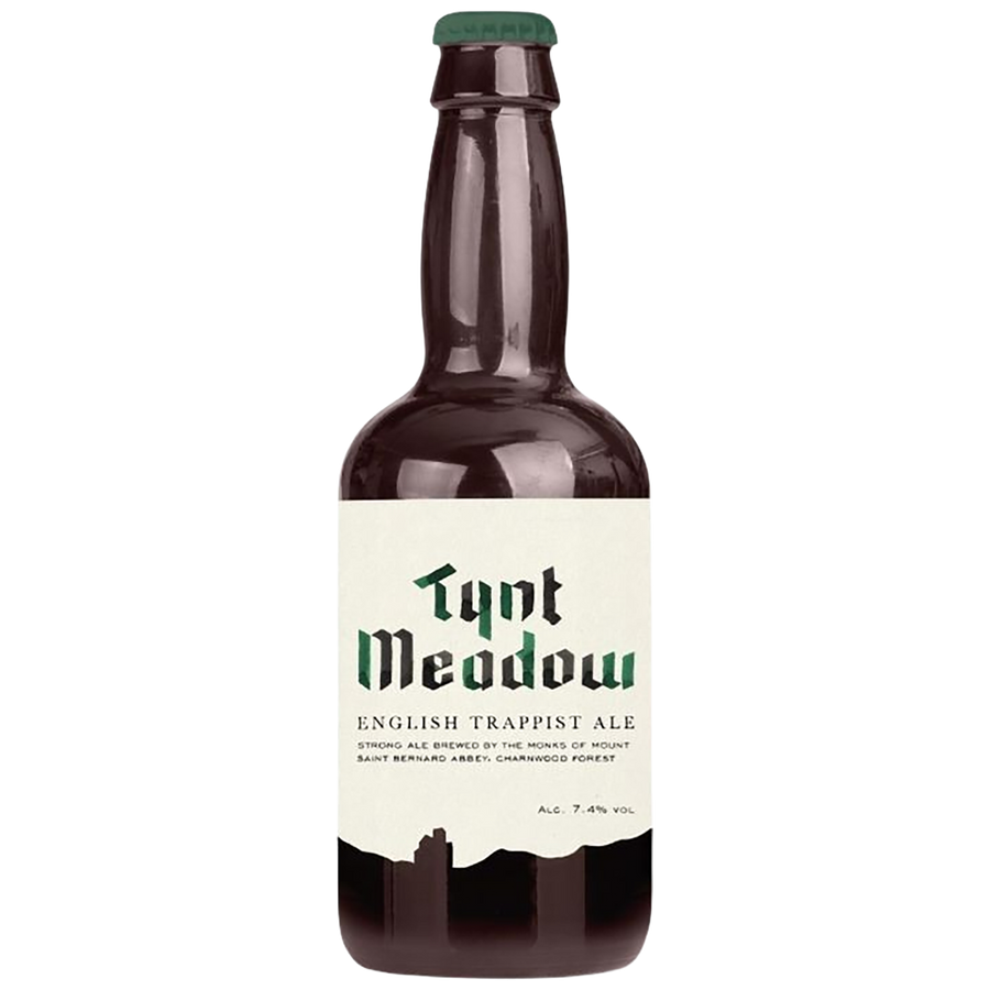 A bottle of Tynt Meadow English Trappist Ale