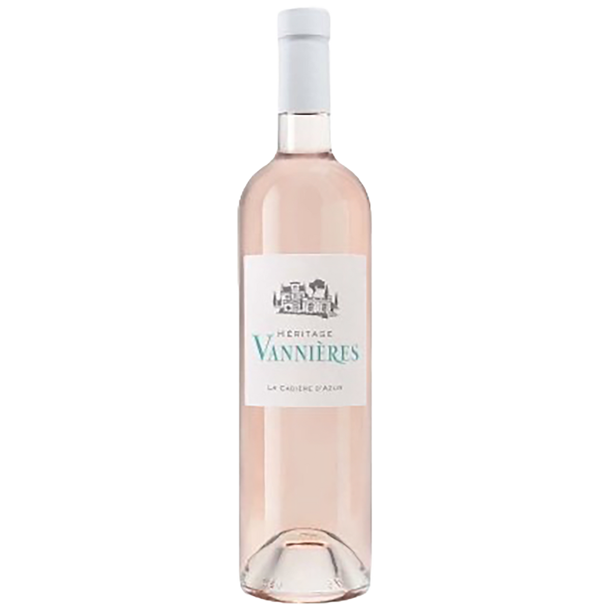A bottle of Vannières Héritage Rosé La Cadière d'Azur
