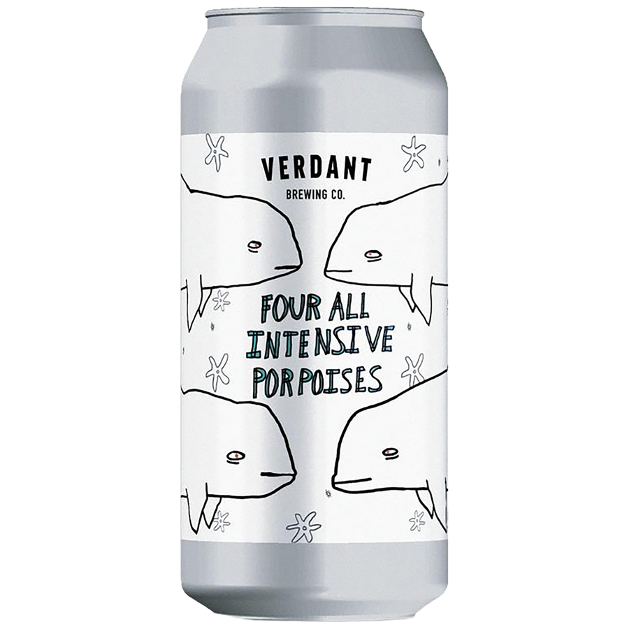 Can of Verdant Brewing Four All Intensive Porpoises Citra Nectaron pale ale