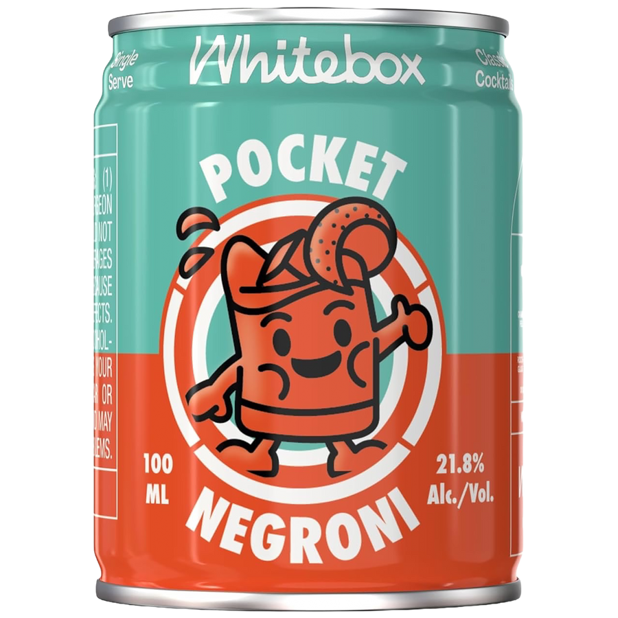 A can of Whitebox Negroni