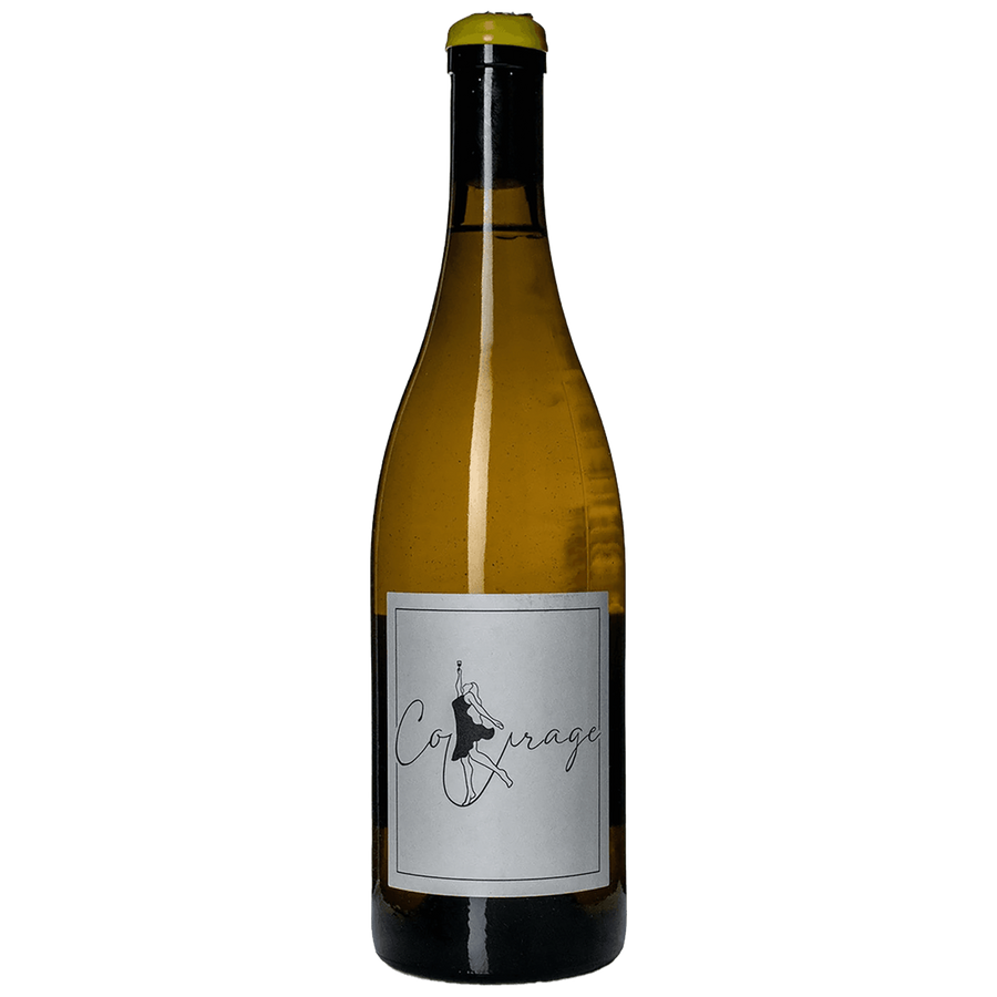 A bottle of Anne et Jean-Francois Ganevat Le Courage Riesling 2021 Jura