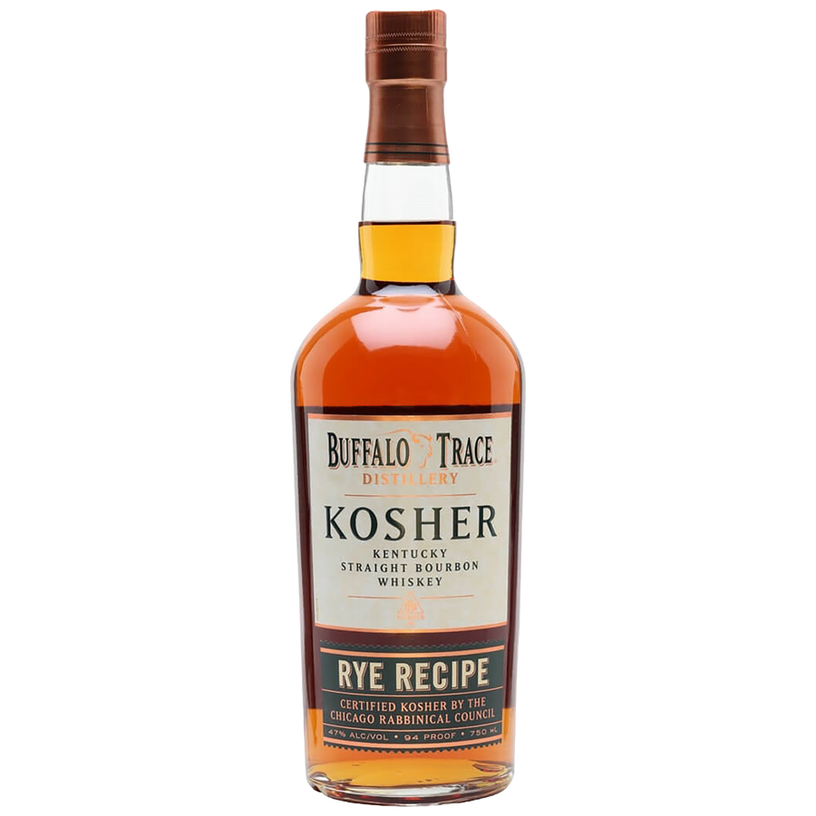 Bottle Buffalo Trace Kosher Rye Recipe Straight Bourbon avalaible at Blenheim Vintners NW8.