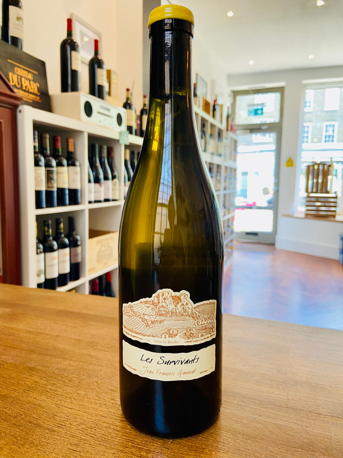 Bottle of Domaine Ganevat Les Survivants Chardonnay 2021 Côtes du Jura from Blenheim Vintners.