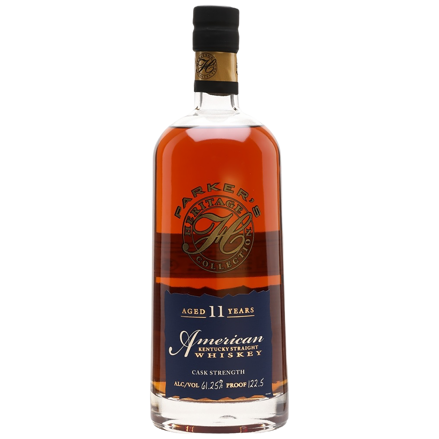 Bottle of Parker’s Heritage Collection 19th Edition cask strength bourbon from Heaven Hill, available on allocation at Blenheim Vintners in St John’s Wood, London NW8.